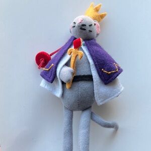 Plush ornament Mouse King from the classic ballet The Nutcracker